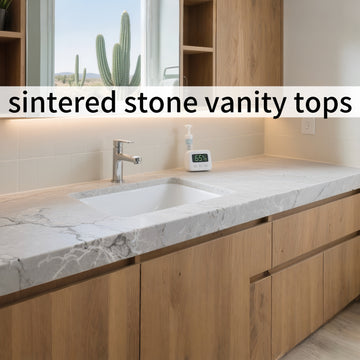 2025/08/24 Choosing a Bathroom Vanity Top in Texas? Sintered Stone Beats Granite Hands Down! 5 Key Benefits + Local Buying Guide