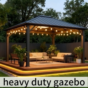 2025/09/10 Heavy Duty Gazebos for US Homes: Texas - Friendly Picks, Weatherproof Materials