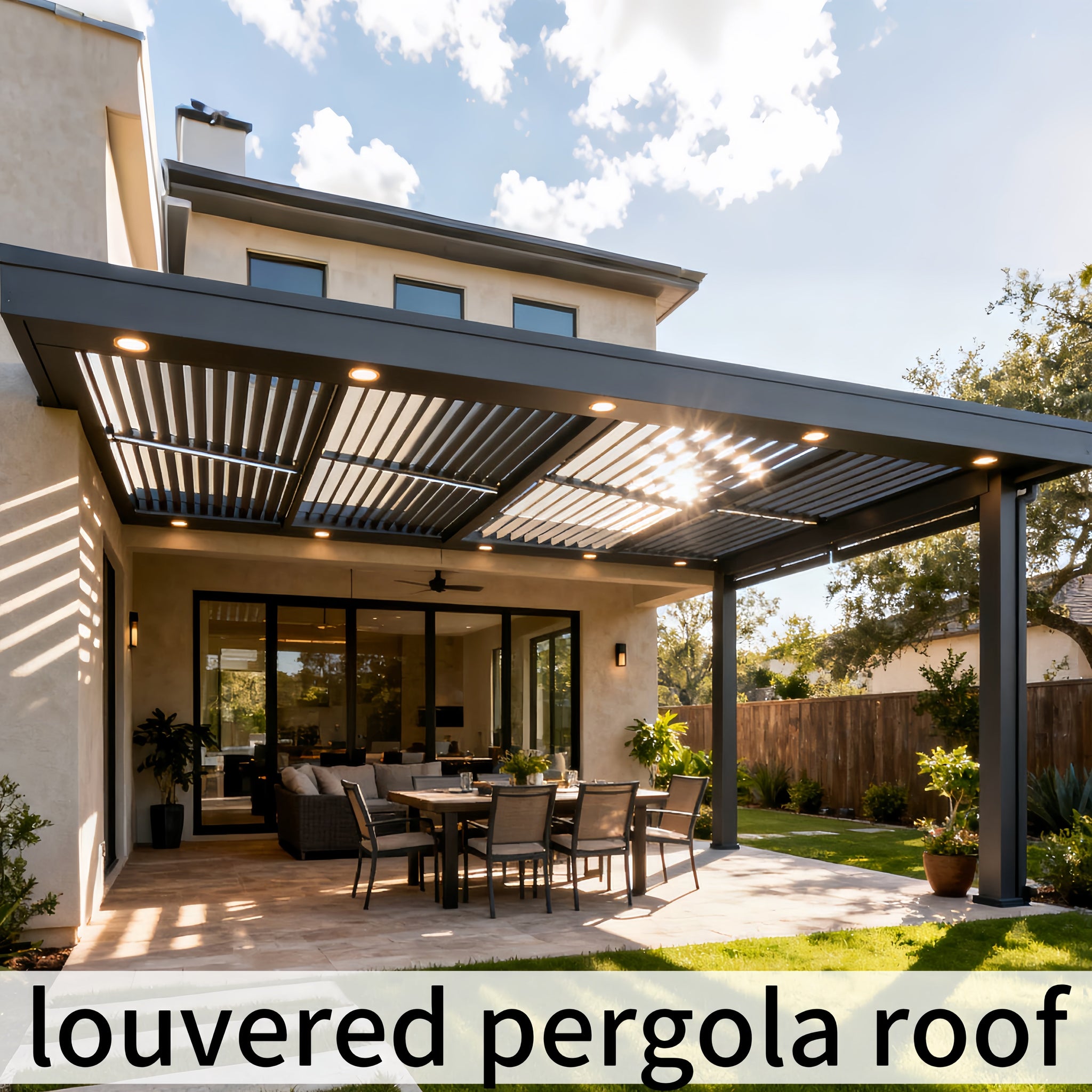 2025/09/15 Transform Your Outdoor Space with the Perfect Louvered Pergola Roof in Texas!