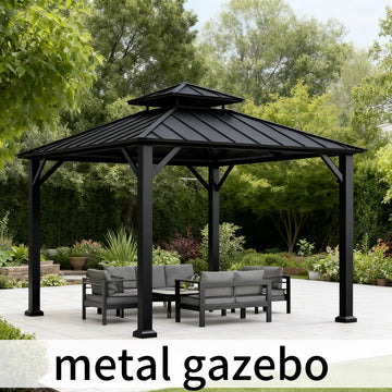 2025/09/11 Transform Your Texas Backyard with a Sturdy Metal Gazebo