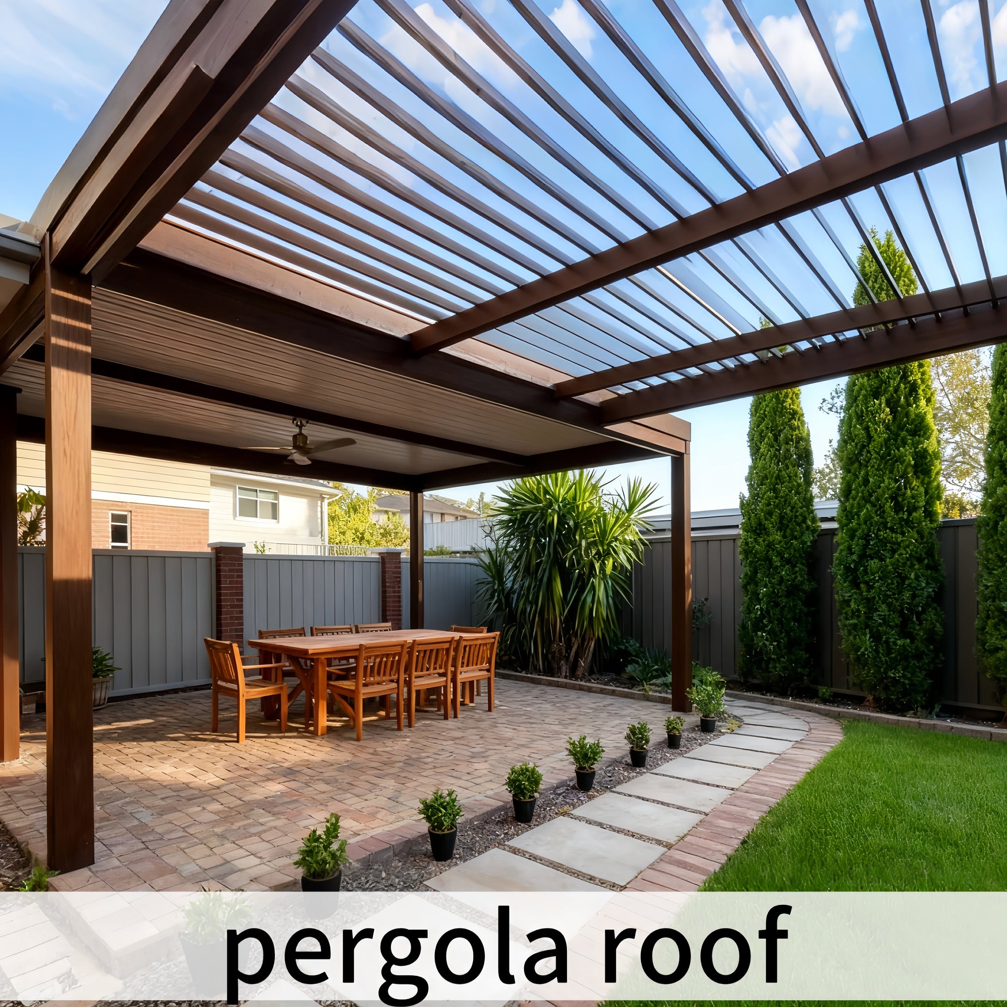 2025/09/13 Top Pergola Roof Options to Beat the Texas Summer Heat