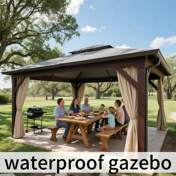 2025/08/30 Best Waterproof Gazebo for Texas Weather: Turn Your Backyard into a Year-Round Oasis