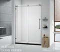 Walk-in Shower Tempered Glass Door, Stainless Steel Frame, 60x72 inch BWS-1003 - Paradise Decor - TX