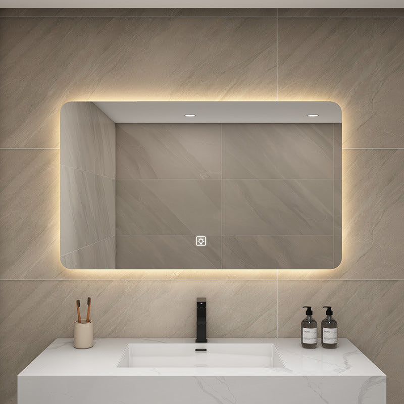 Bathroom Mirror with though light Switch, warm/cold light option - Paradise Decor - TX